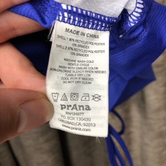 Prana Racerback Adjustable Bottom Tank Top - Picture 5 of 8